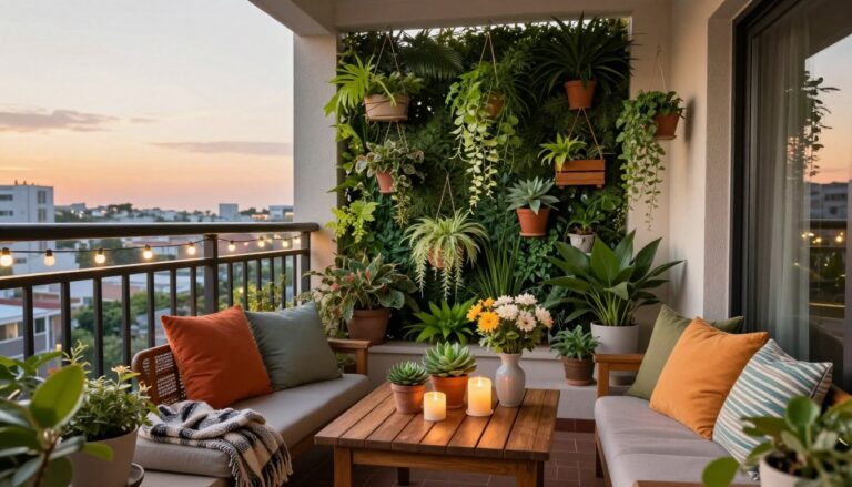12 traumhaft schöne Ideen für einen Mini-Balkon