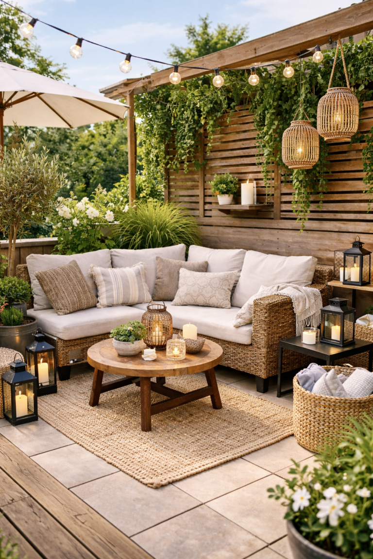 9 Ideen für eine gemütliche Terrasse – so wird dein Außenbereich perfekt